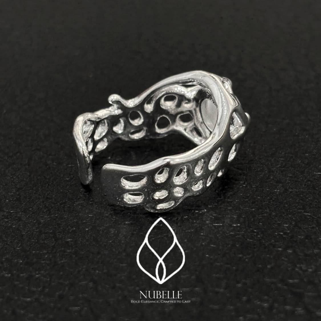 🌗 Onyx net ring / 오닉트 네트 925실버 반지 상품이미지6