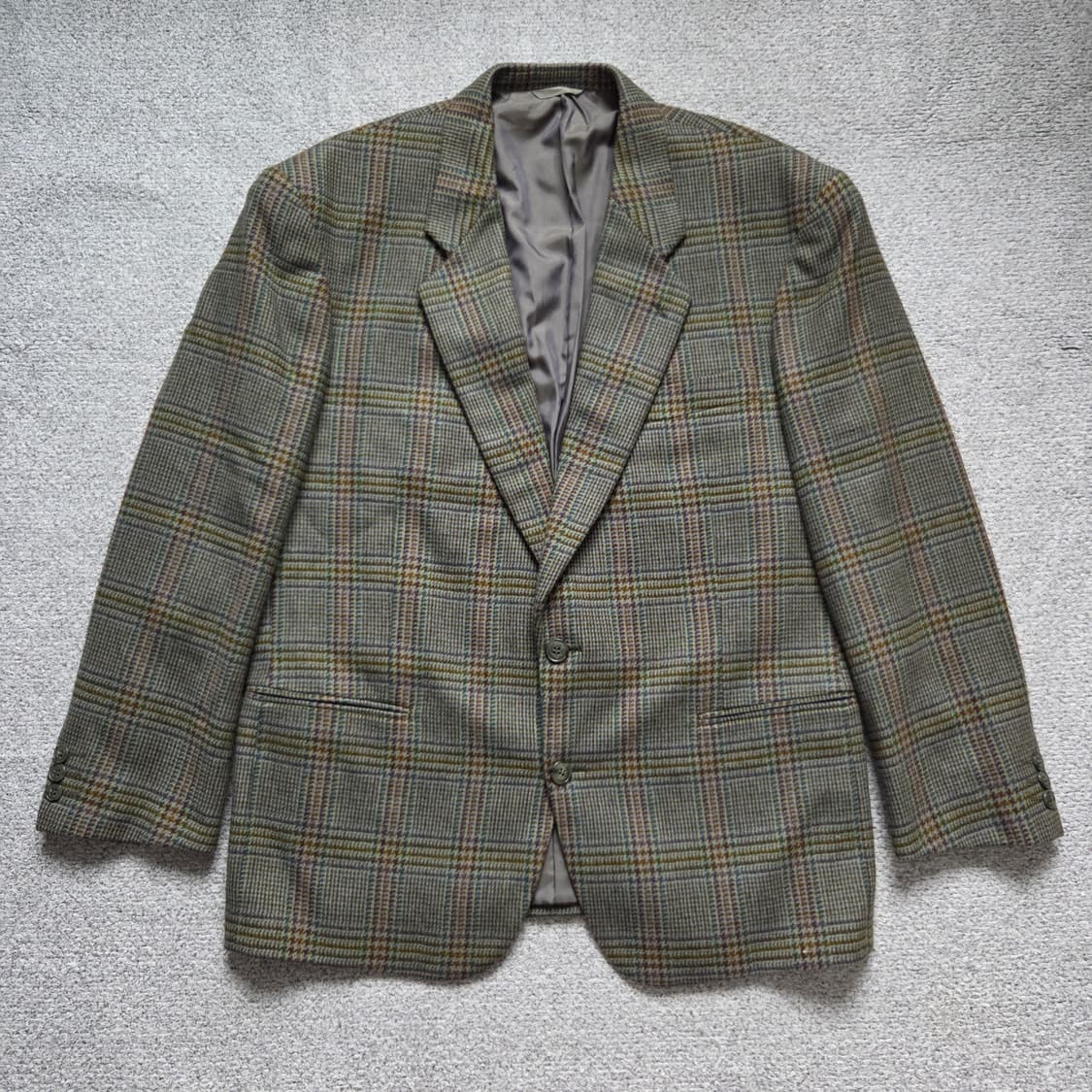 Durban 울 체크 블레이저 자켓 L(100) 상품이미지1
