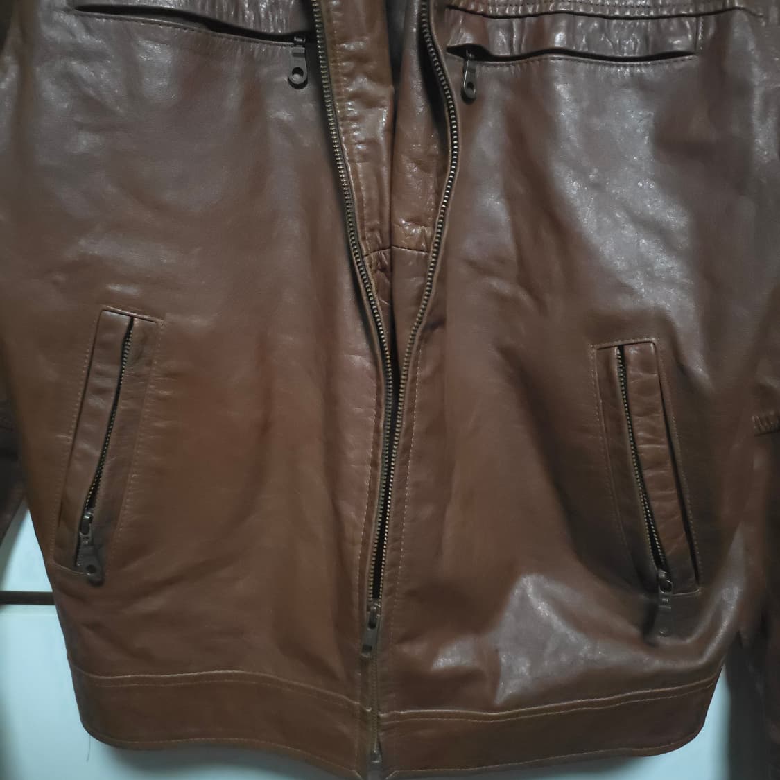 이신우 ICINOO 가죽라인 옴므 INOS 가죽 자켓 L(100) 상품이미지5