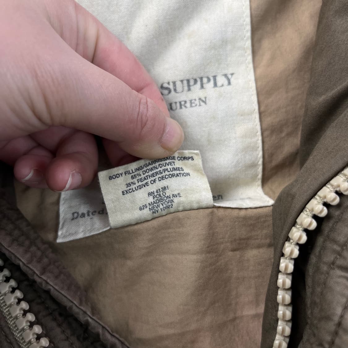 95 폴로 랄프로렌 데님엔서플라이 구스 패딩 조끼 상품이미지3