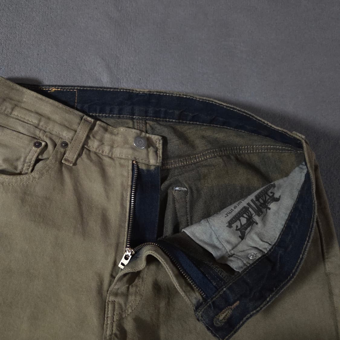 리바이스 578 카키베이지 데님 팬츠 32-34 상품이미지4