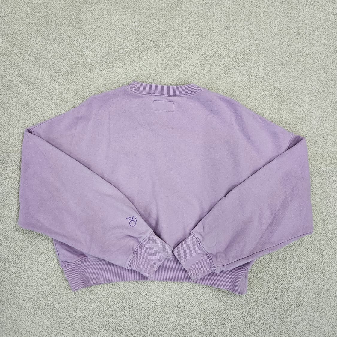 [1] 키르시 KIRSH 여성 체리 크롭 퍼플 맨투맨 1027JM2 상품이미지4