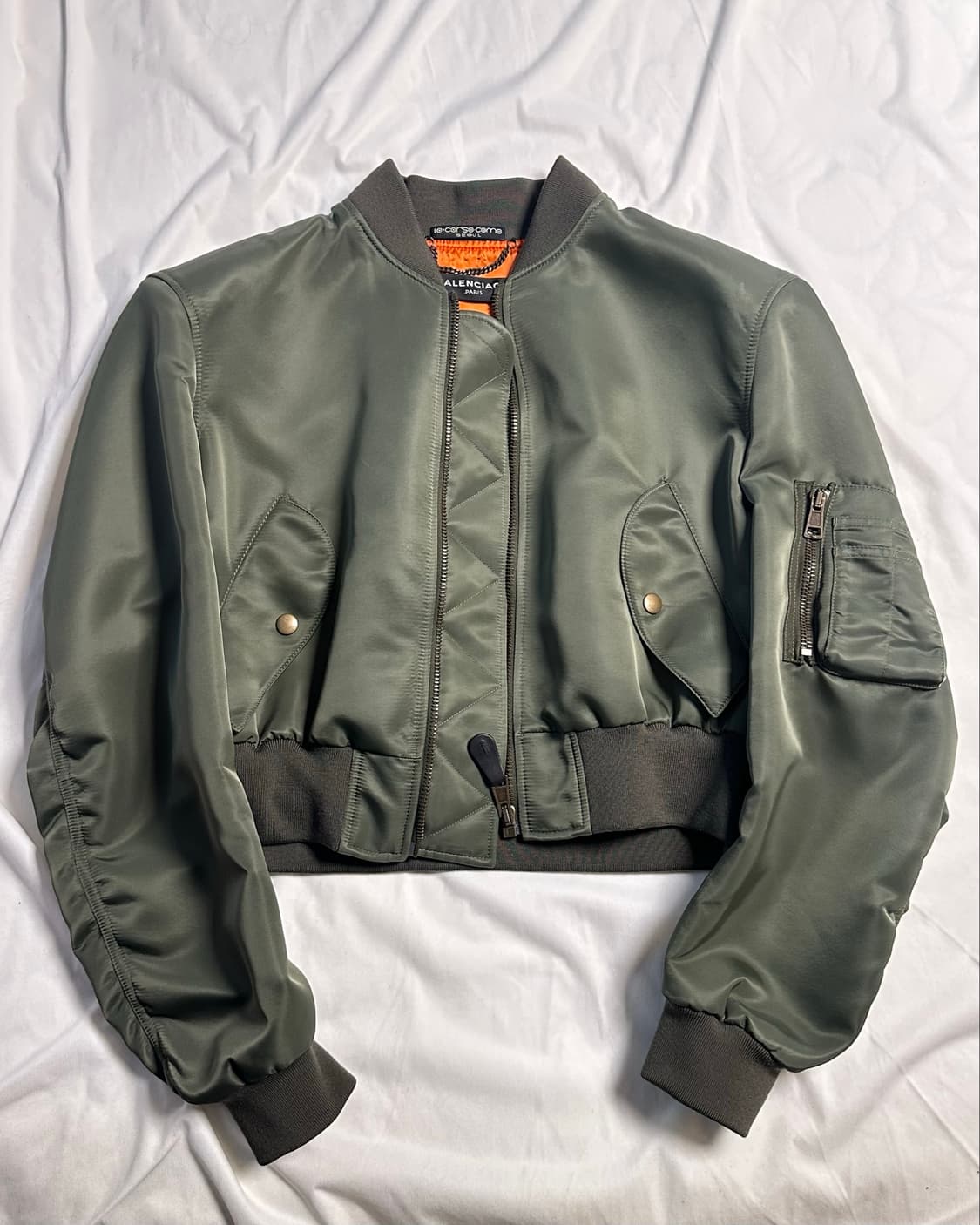 발렌시아가 크롭 봄버 자켓 / balenciaga jacket  상품이미지1