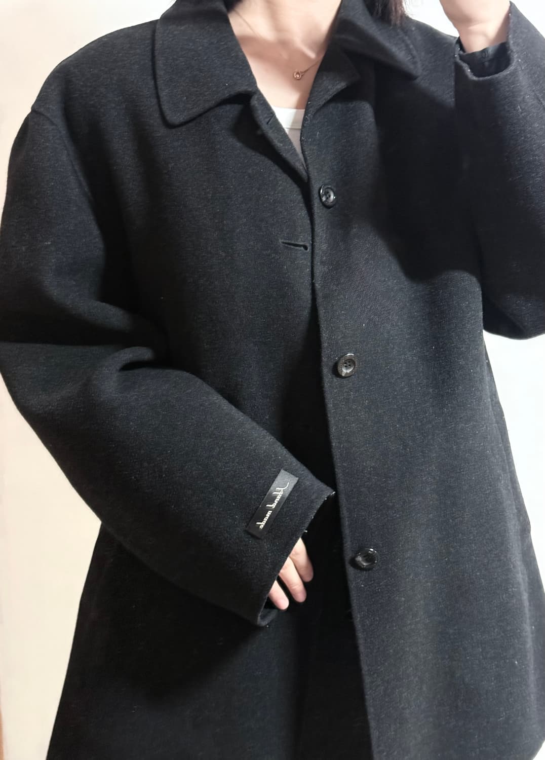 Crocodile 크로커다일 하프코트 상품이미지2