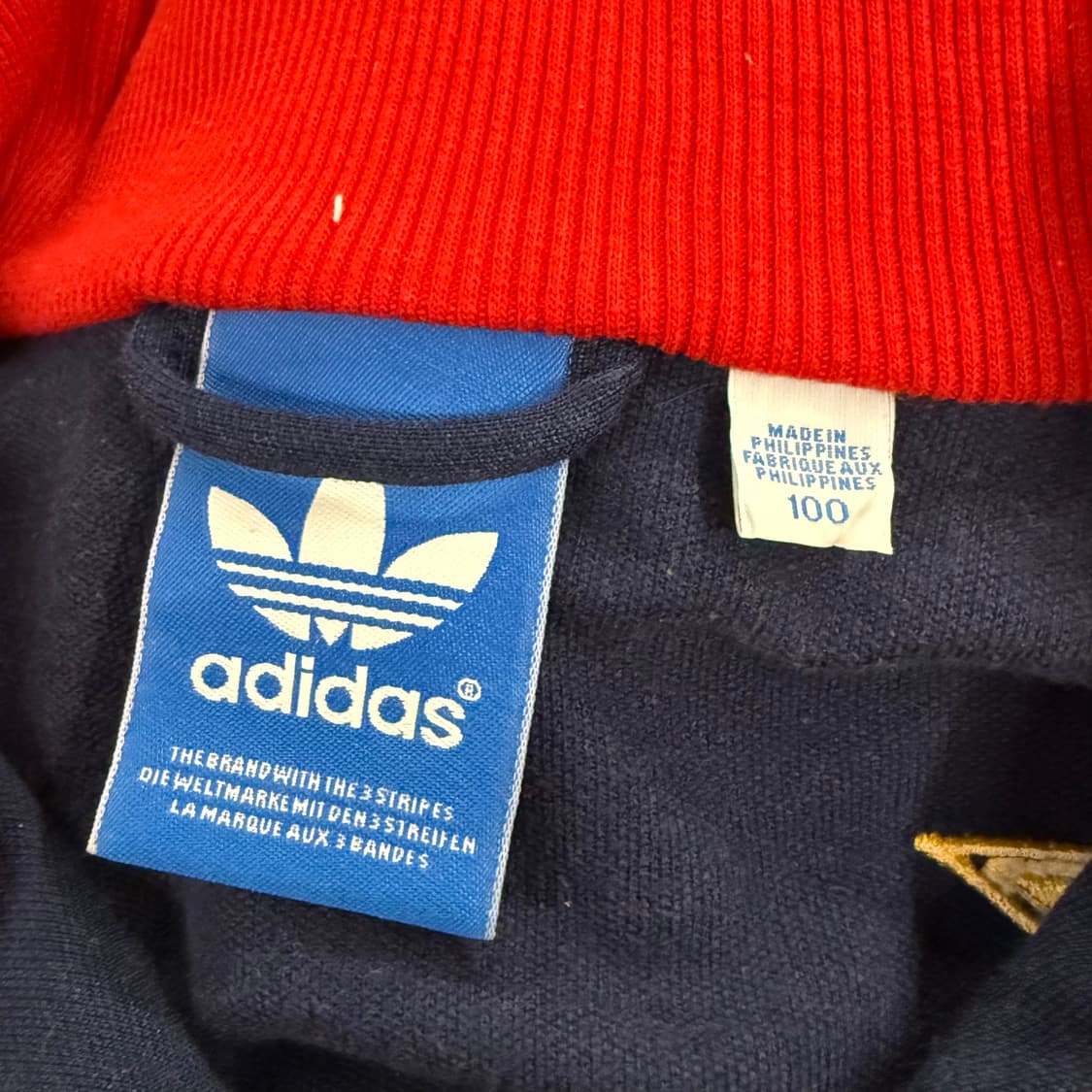 아디다스 뮌헨 패치 네이비 레드 져지 트랙탑 100 상품이미지5