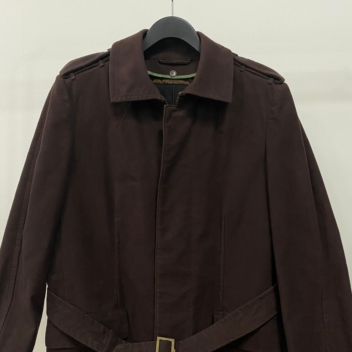 캘빈클라인 누빔내피 견장 로브 코트 상품이미지3