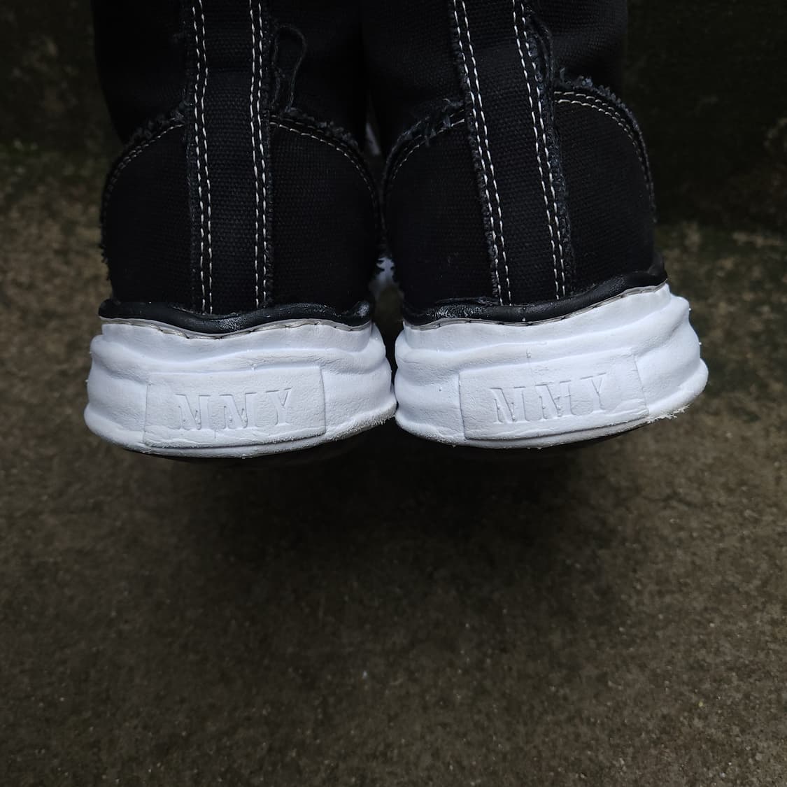 [42] 메종미하라 야스히로 피터슨23 OG 솔 캔버스 하이탑 스니커즈 상품이미지7