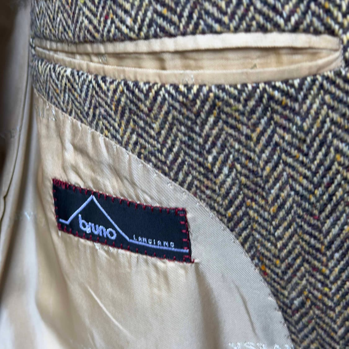 Nervesa 램스울 헤링본 블레이저 ITALY 상품이미지5