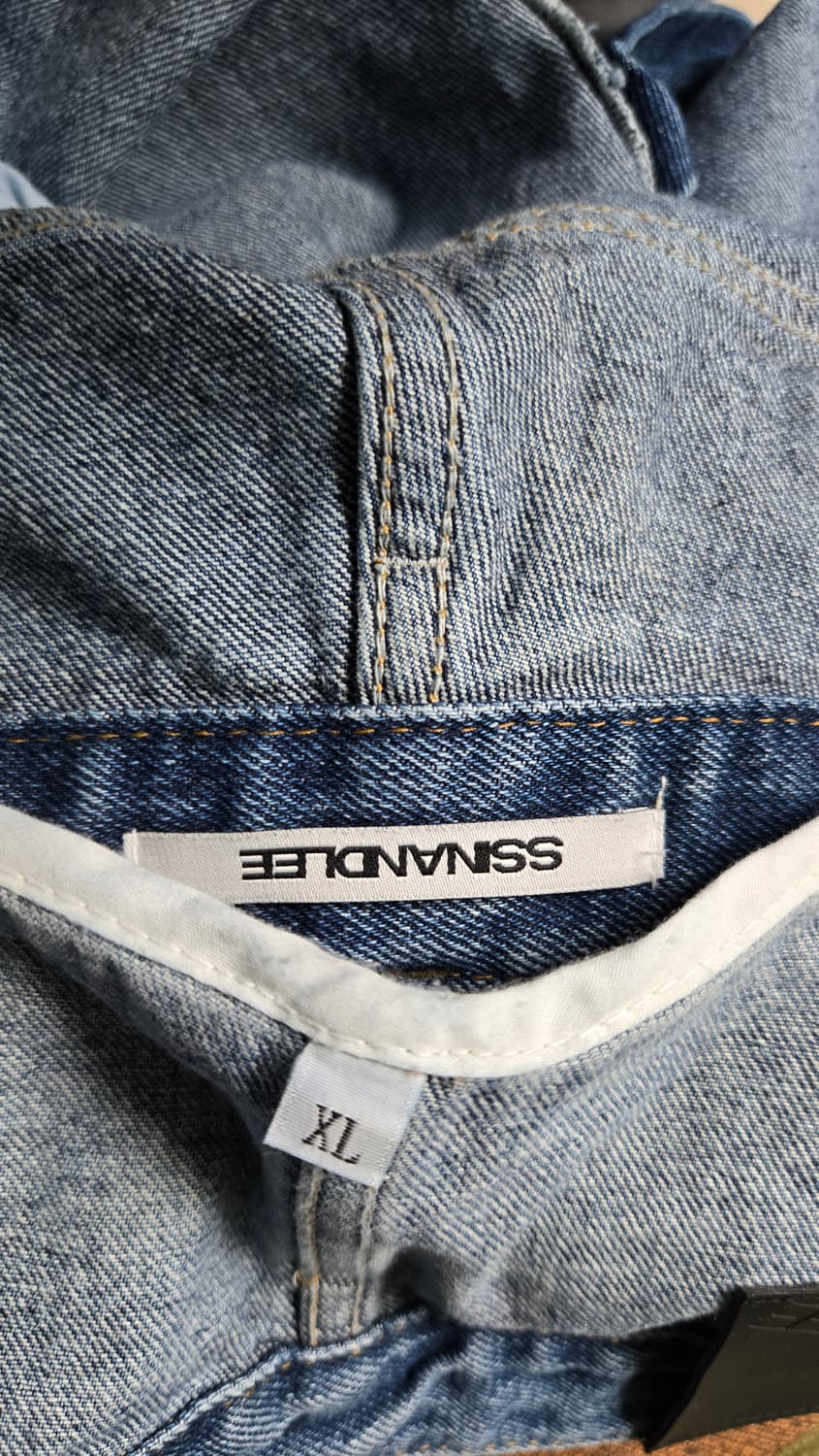 신앤리 디테쳐블 더블데님팬츠 상품이미지7