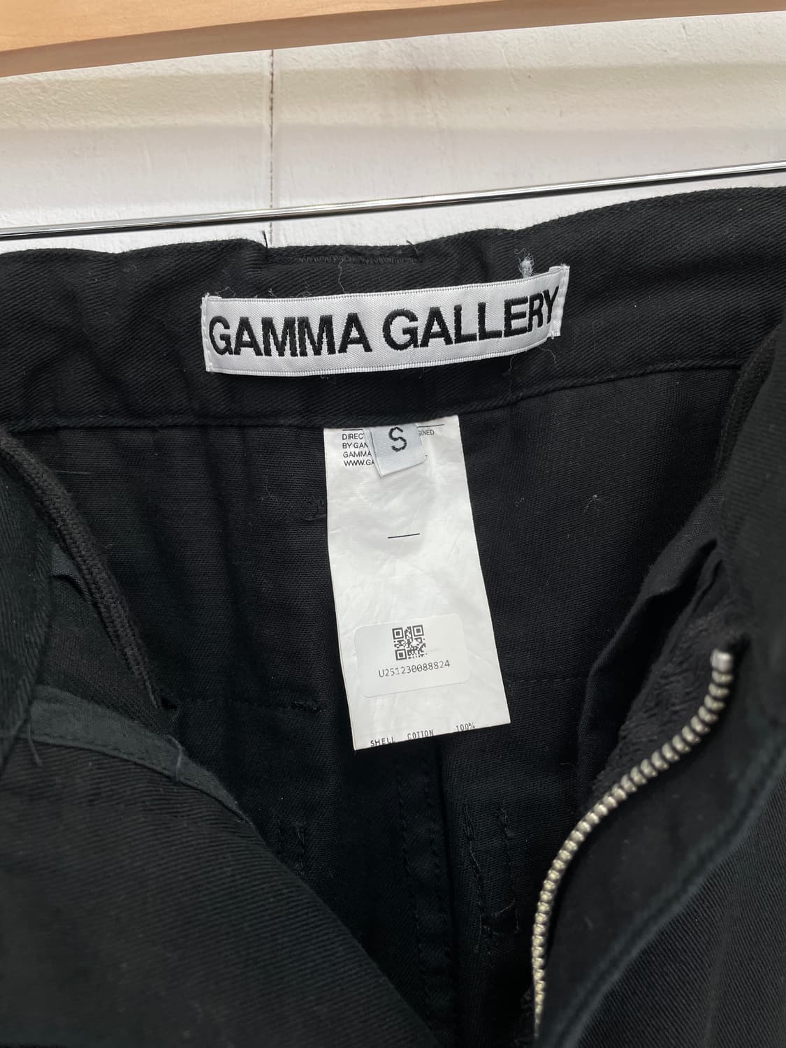 감마갤러리(GAMMA GALLERY) 와이드 핏 카고 팬츠 블랙 상품이미지7