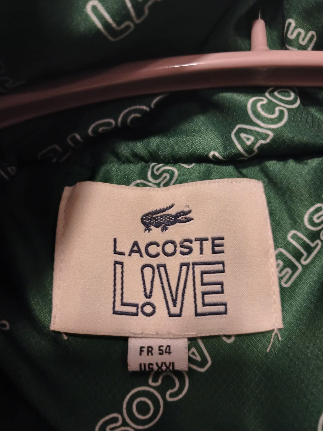 라코스테 정품 남성 양면 패딩 54 (105 까지 가능) 사이즈 상품이미지2