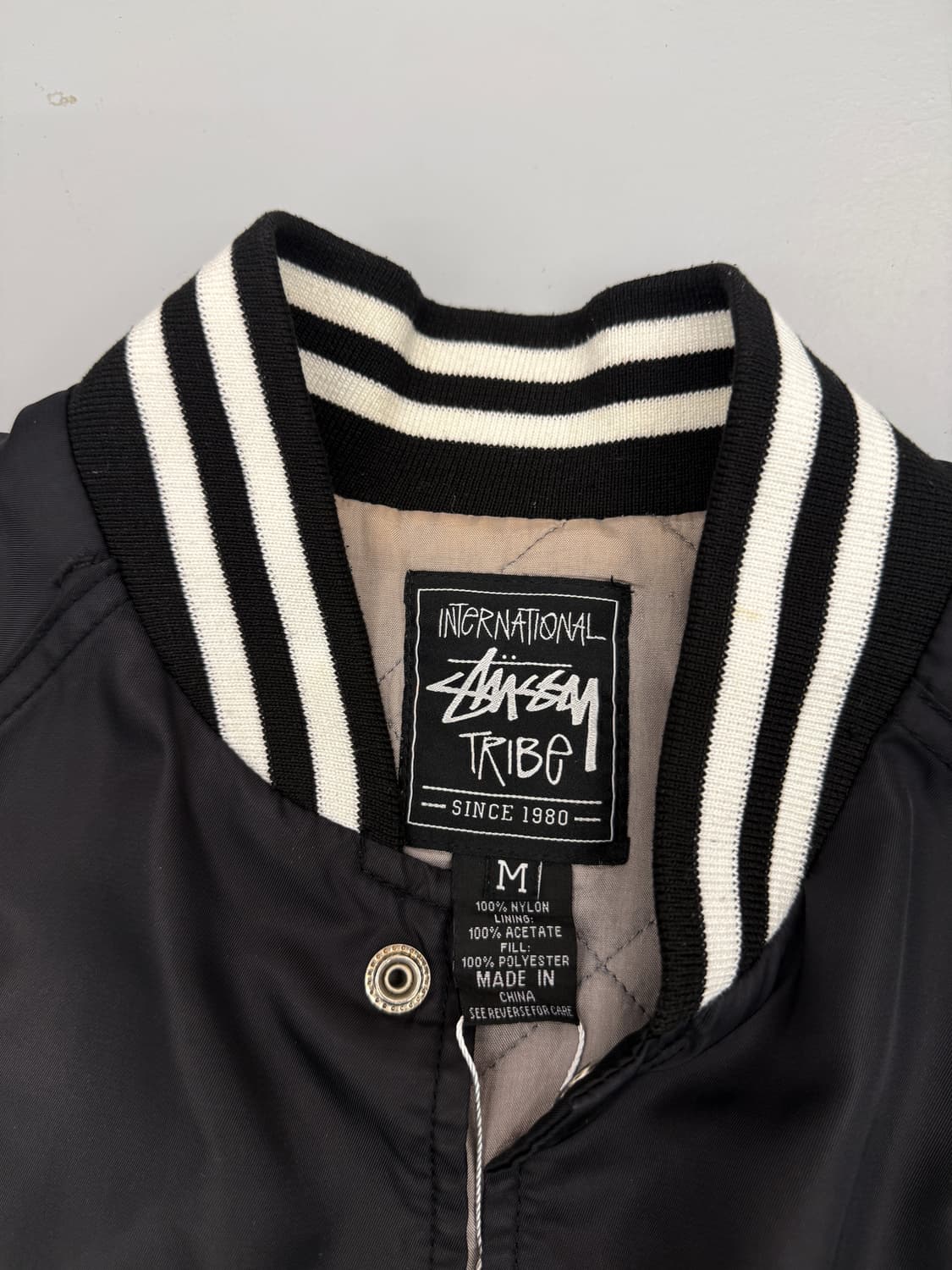 스투시 루즈핏 00‘s 인터네셔널 트라이브 나일론 바시티 자켓 상품이미지7