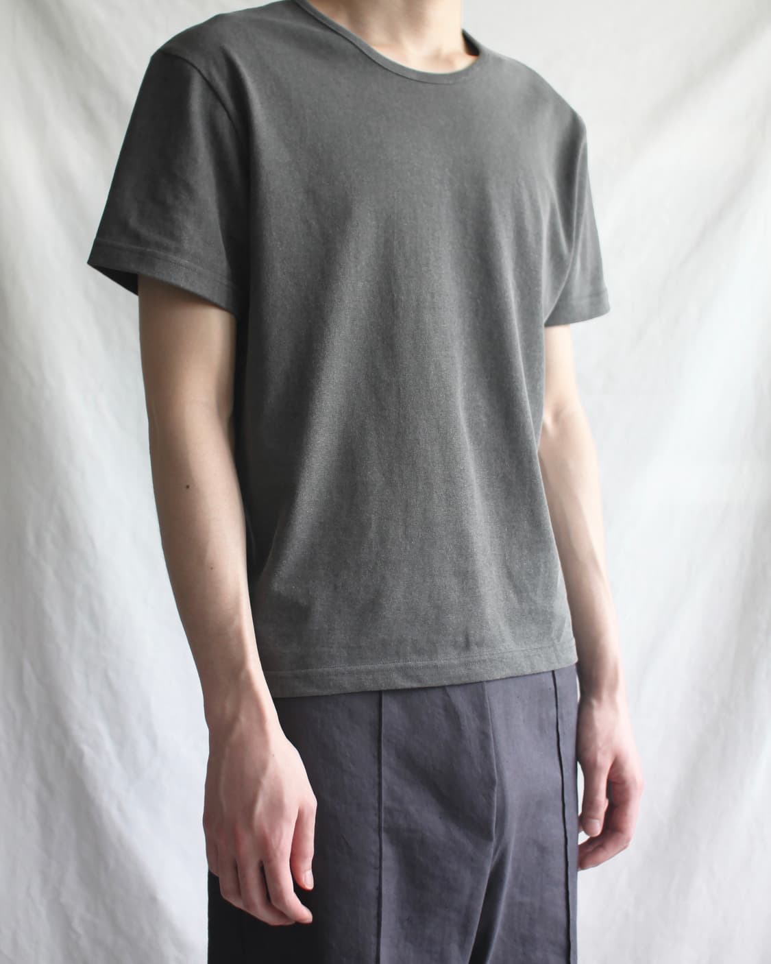 les Brev t-shirt charcoal 1 size 상품이미지3