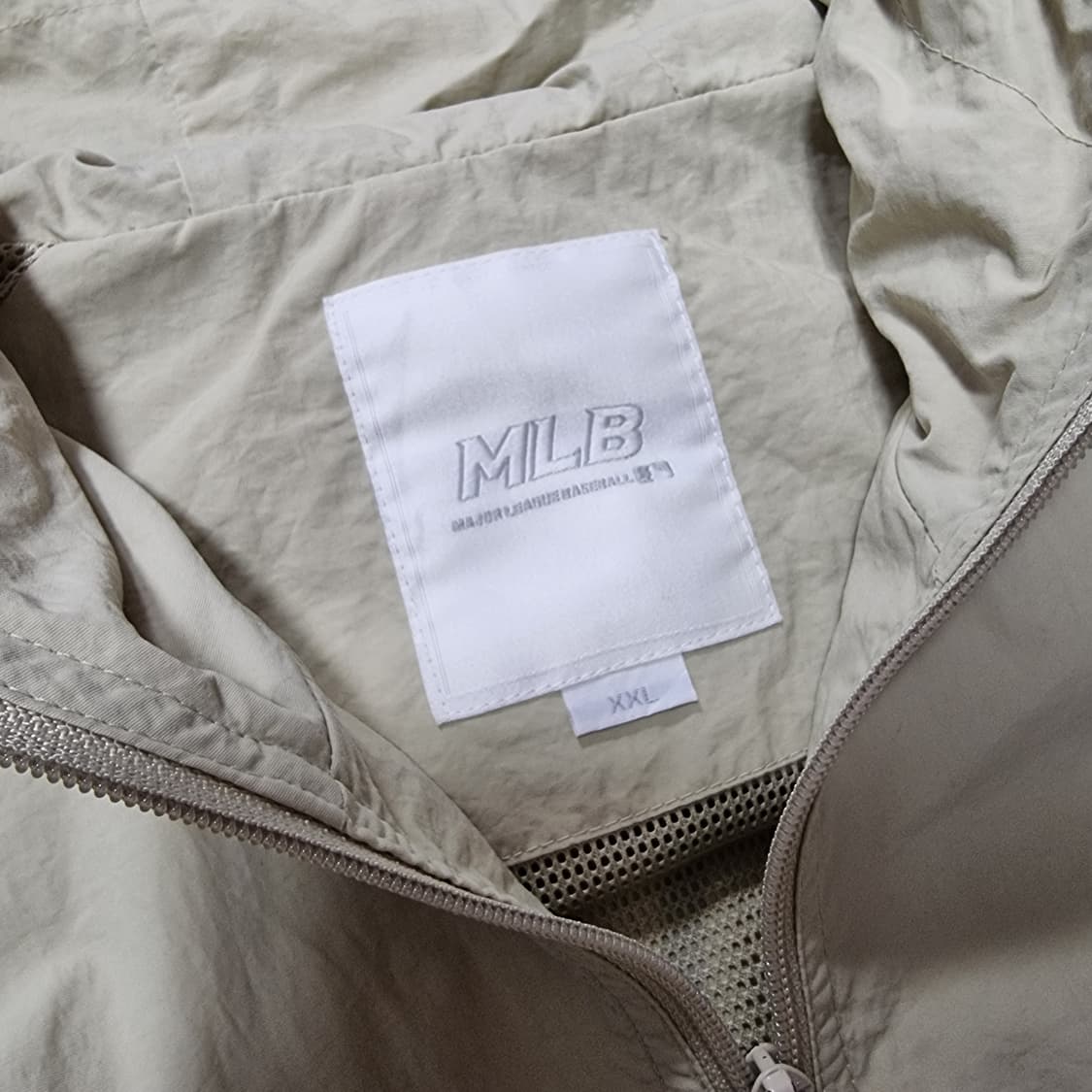 MLB 뉴욕 양키스 베이지 바람막이 상품이미지5