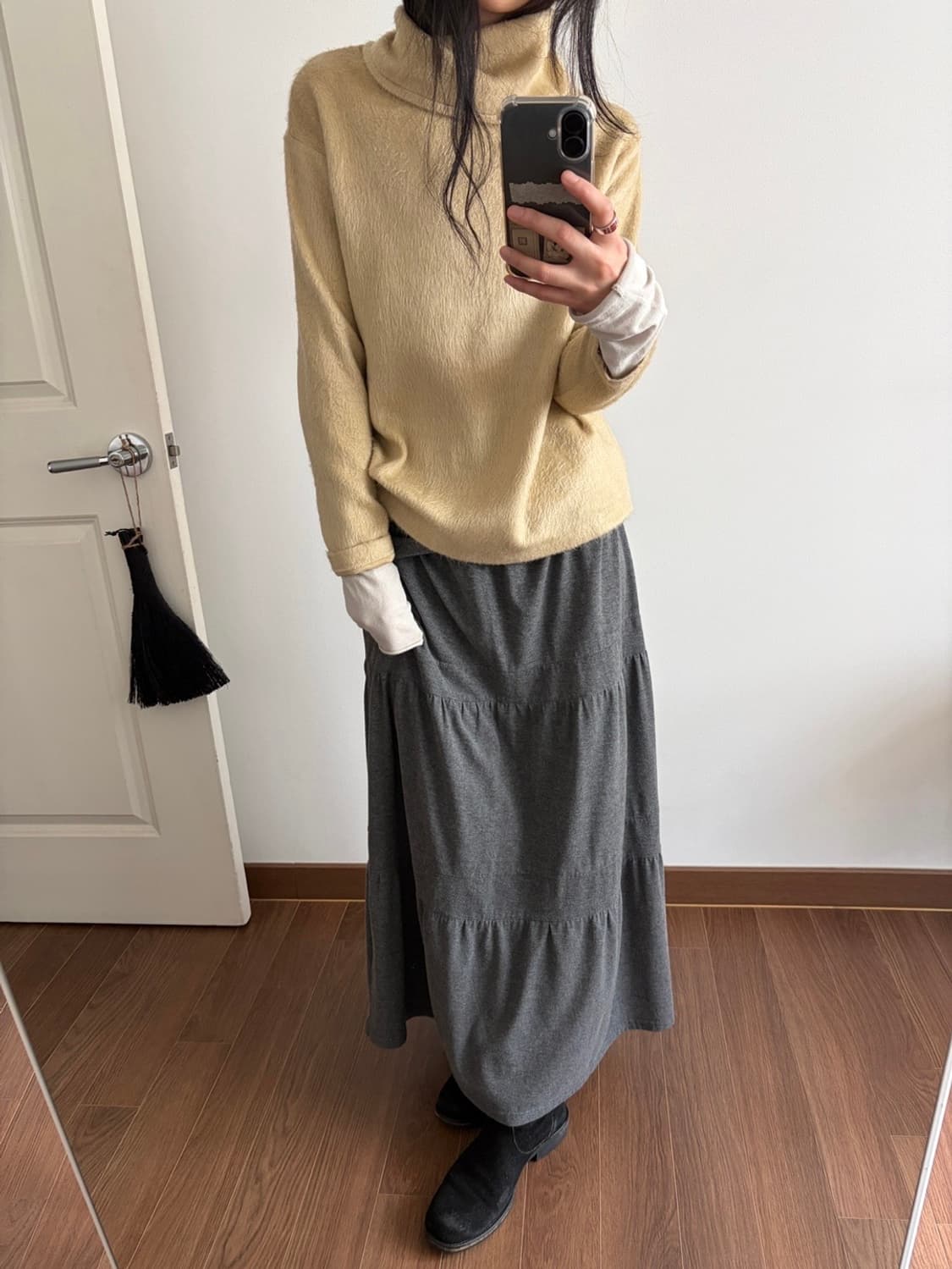 wide turtleneck knit 상품이미지4