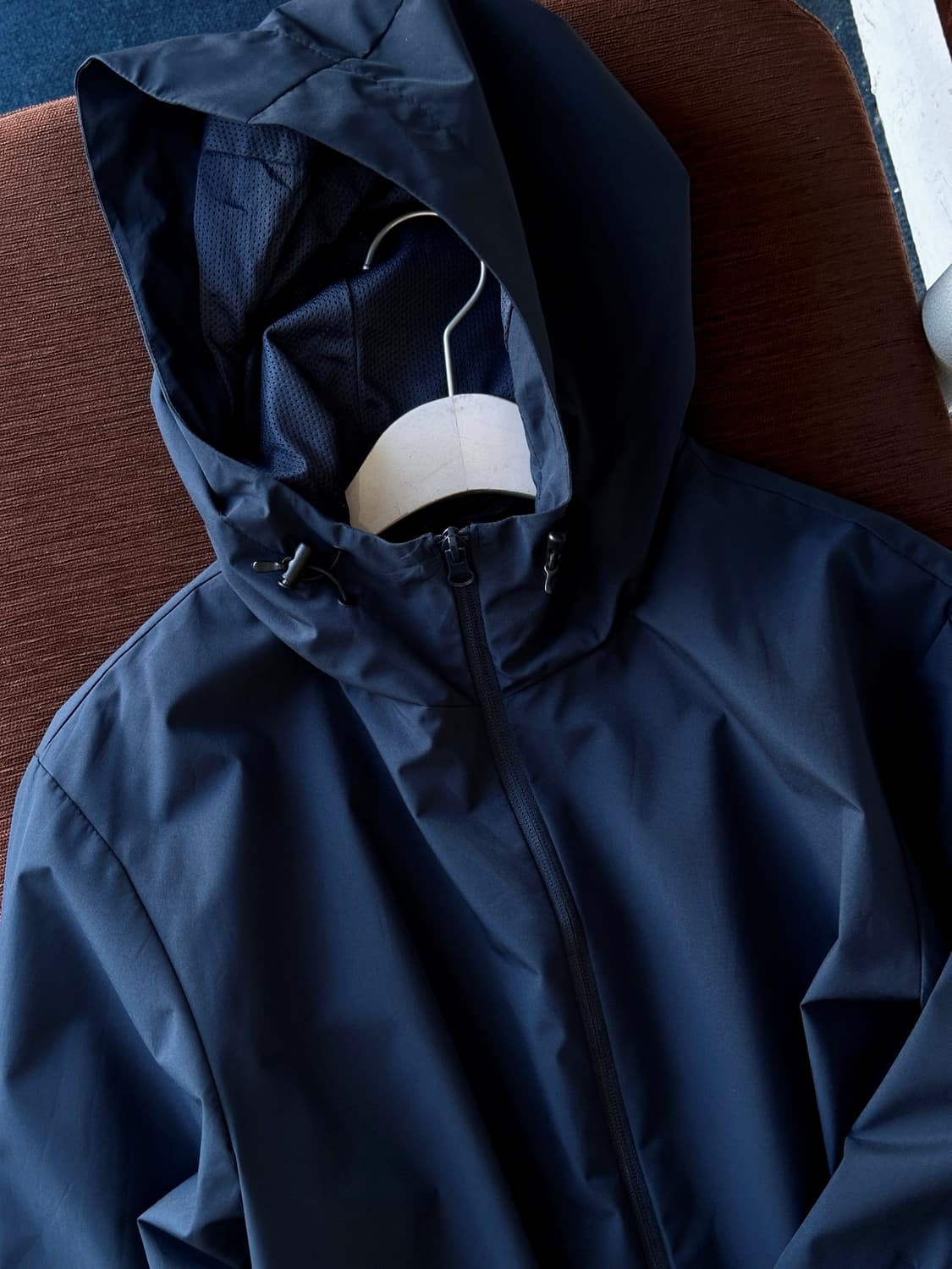Washed poly panel design wind parka 상품이미지6