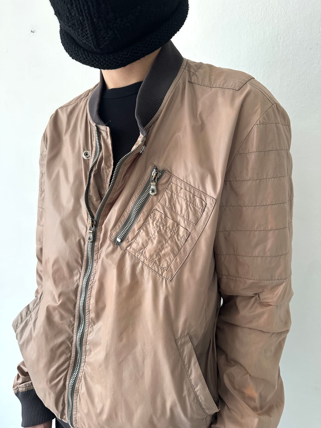 돌체앤가바나 2000s 나일론 쉘 아머 자켓 상품이미지4