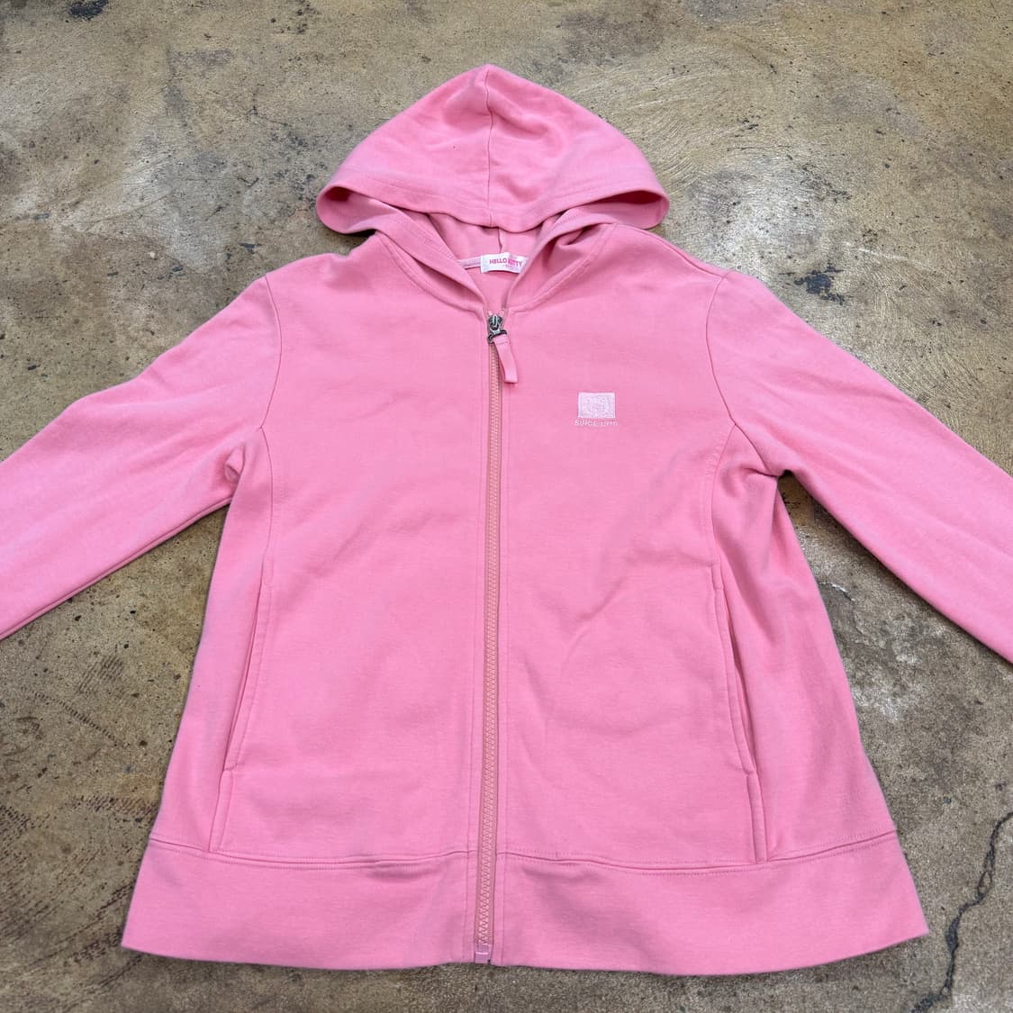 헬로키티 딸기우유 핑크 후드집업 상품이미지3