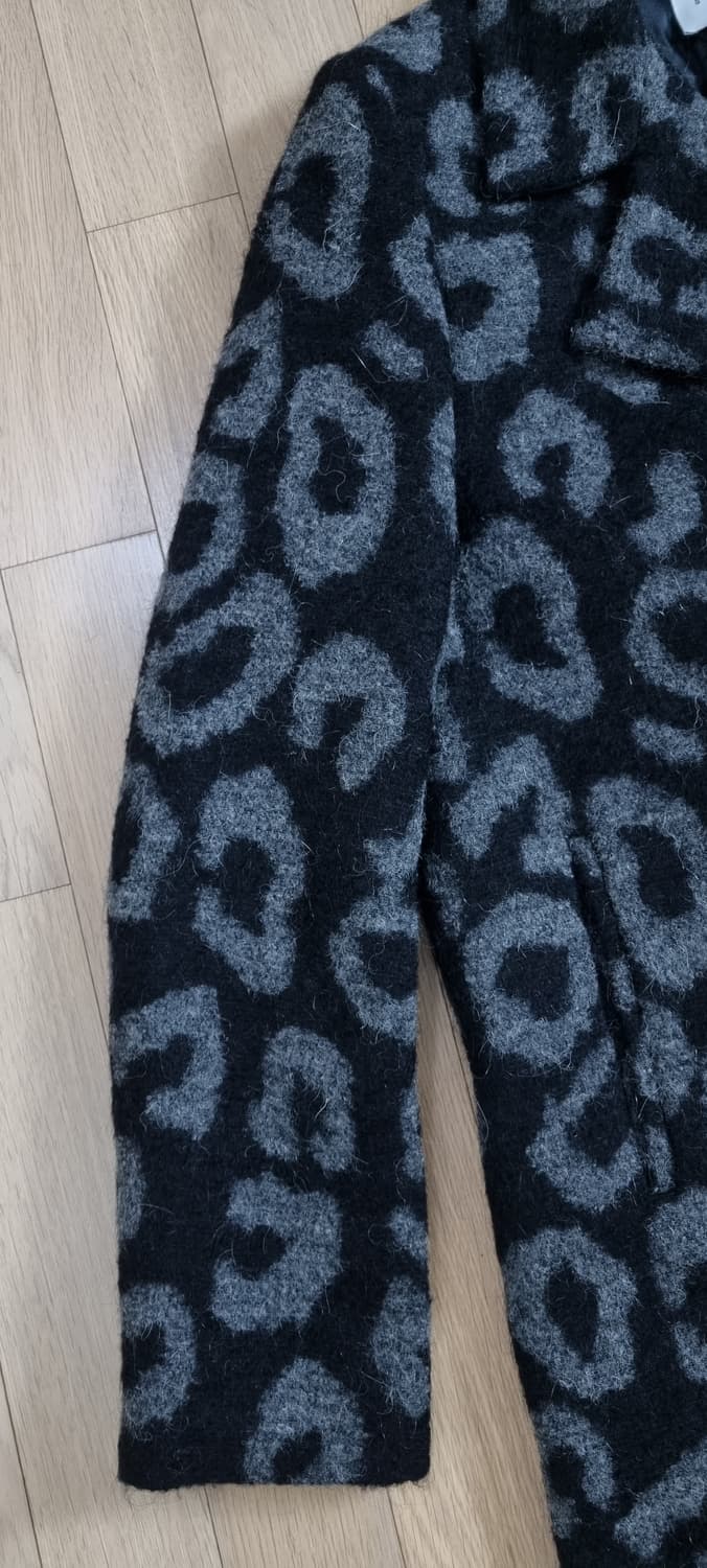 산드로 레오파드 울,모헤어 코트 M _ 여성 상품이미지4