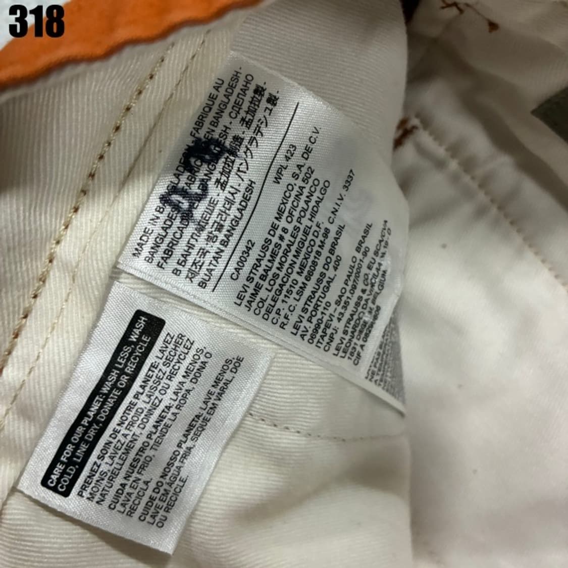 리바이스 면바지  상품이미지4