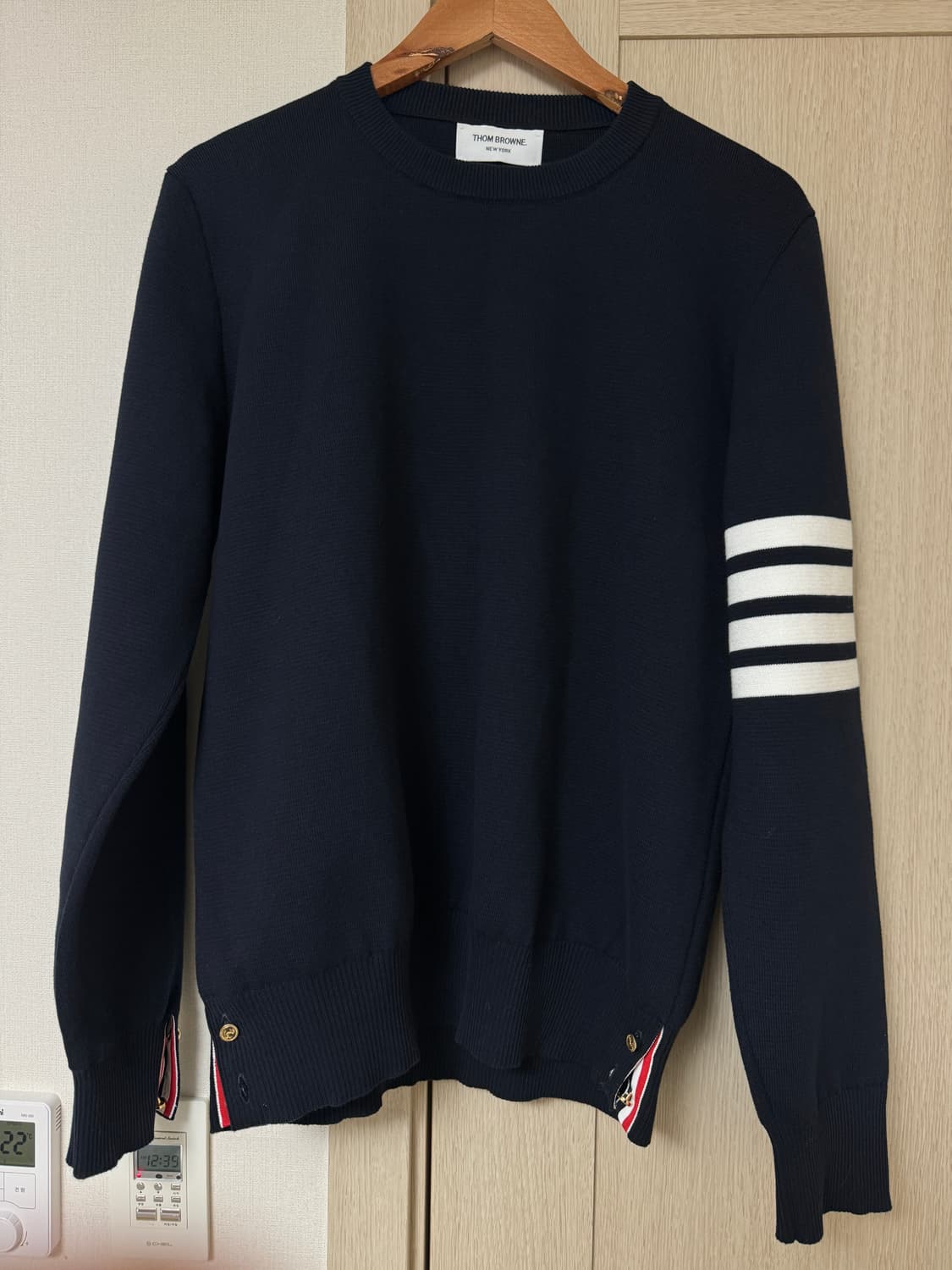 톰브라운 밀라노스티치 니트 3사이즈 네이비 상품이미지1