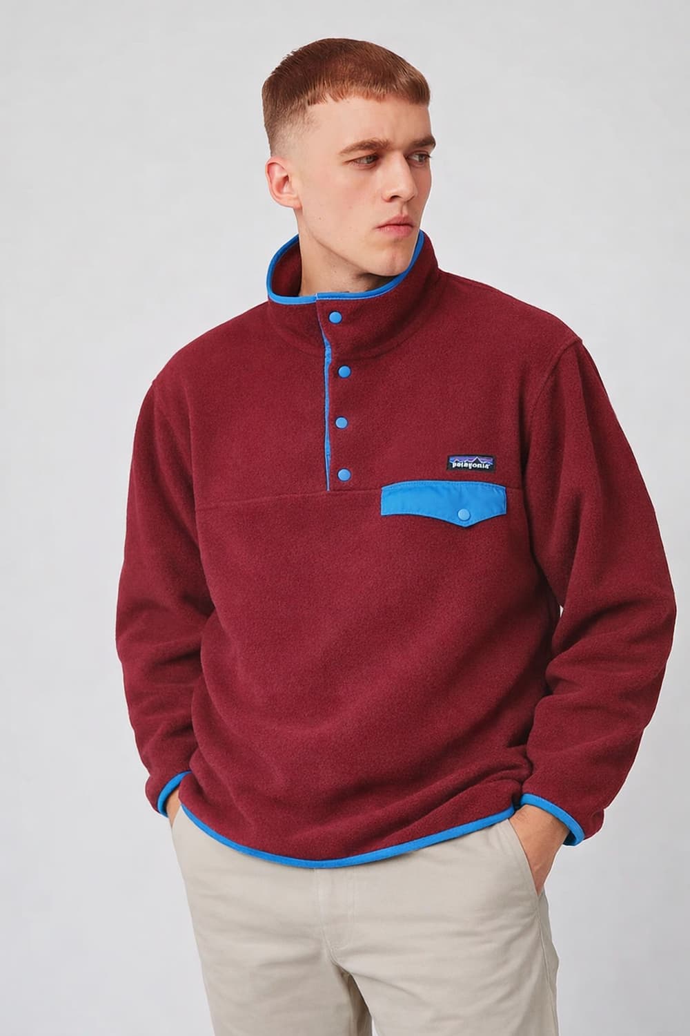 파타고니아 헤비웨이트 신칠라 풀오버 버건디색상  L
 상품이미지1