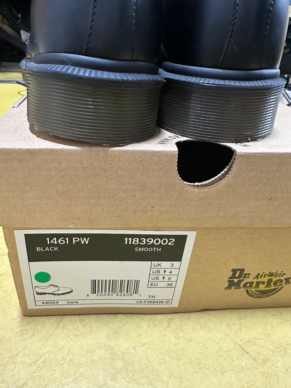 닥터마틴 1461 스무스 블랙 230 상품이미지3