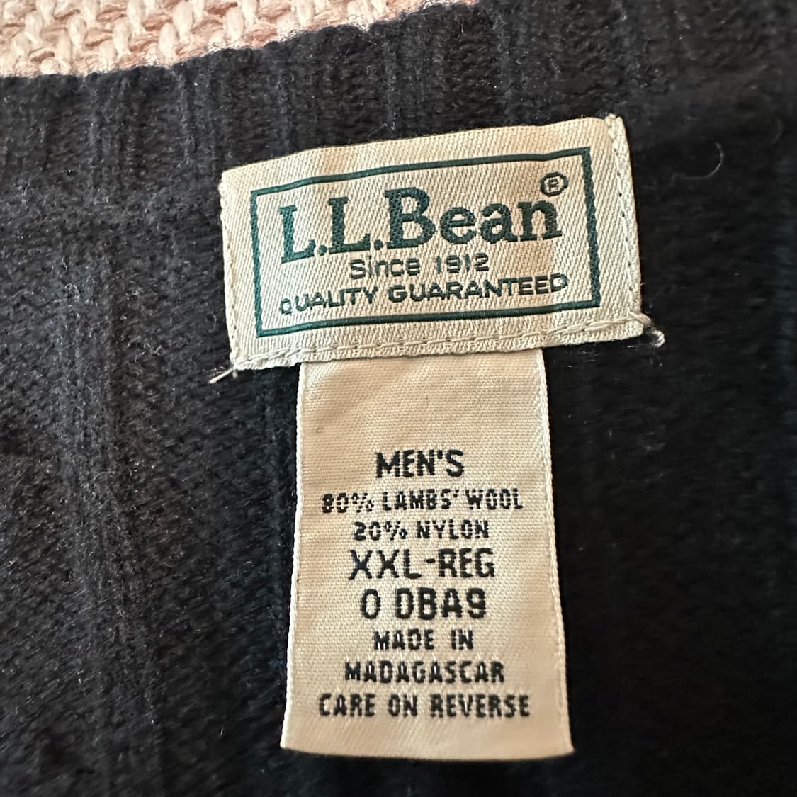 L. L. BEAN wool knit vest 상품이미지3