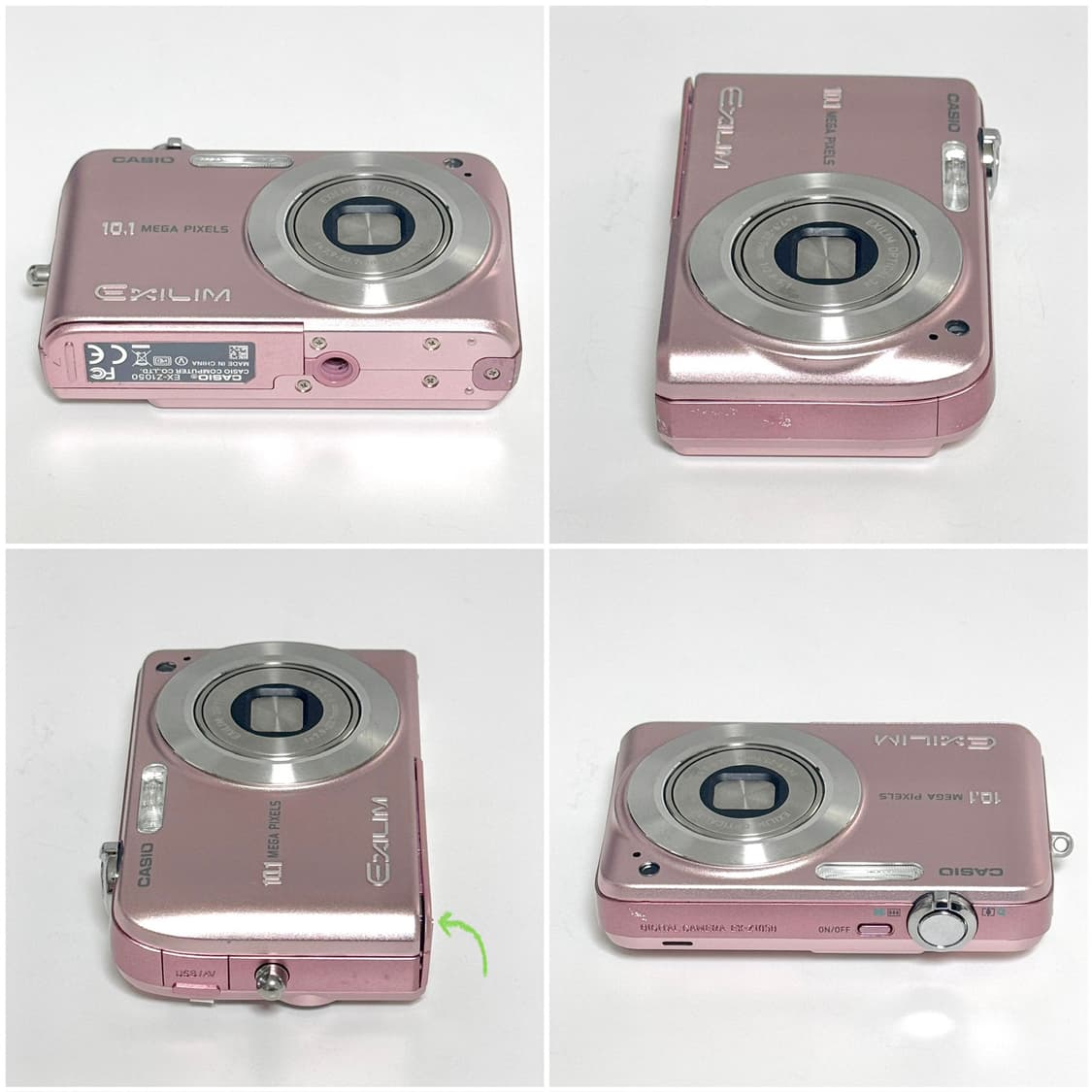 카시오 엑슬림 Z1050 베이비핑크 빈티지디카 상품이미지5