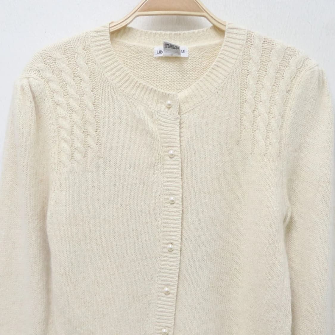 LIBERTY  앙고라 울 혼방 니트 가디건 63395 상품이미지3