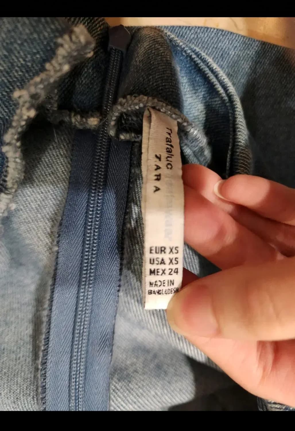 자라 청스커트 청치마 로우라이즈 스커트 상품이미지3