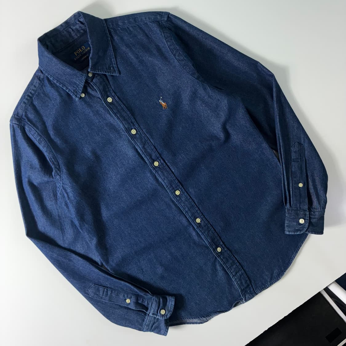 Polo  폴로 랄프로렌 자수 코튼 데님 셔츠  상품이미지2