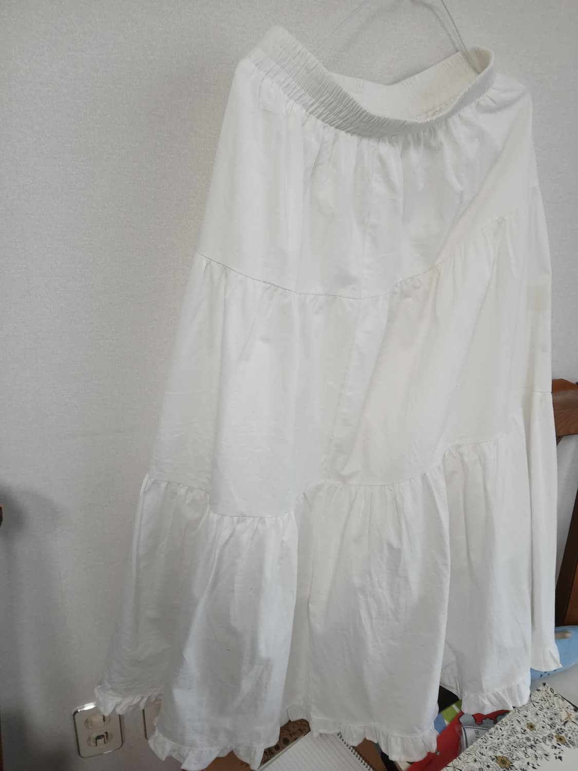 프릴 롱스커트  상품이미지1