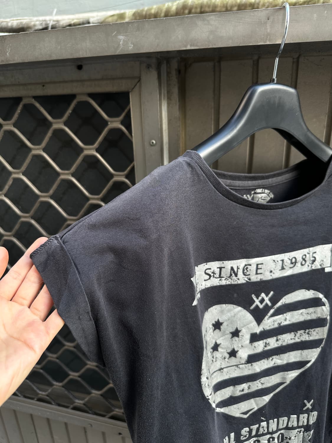 RUSTY vintage black printing tee 상품이미지2