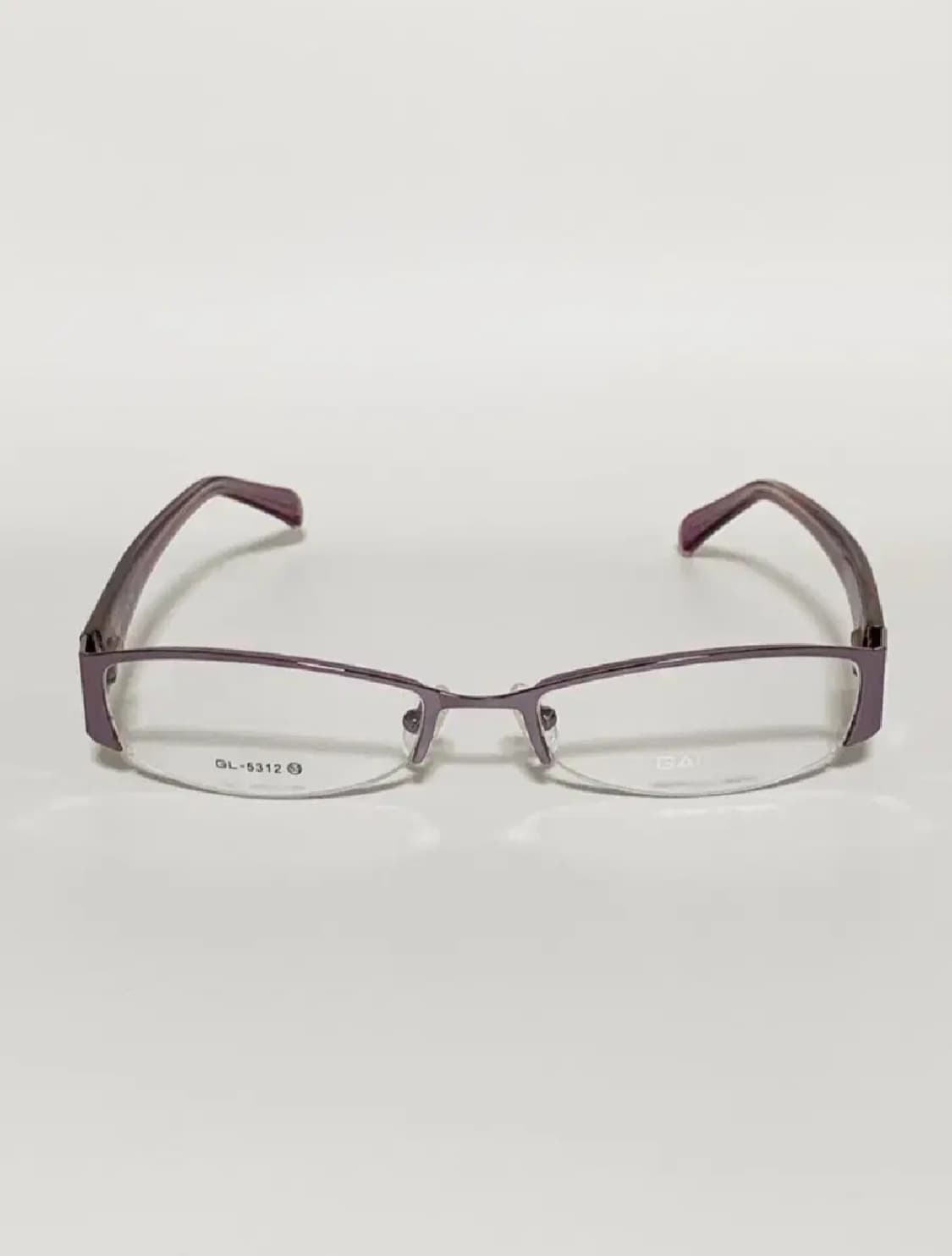 데드스탁 반무테 퍼플 템플 포인트 안경테 361 상품이미지2