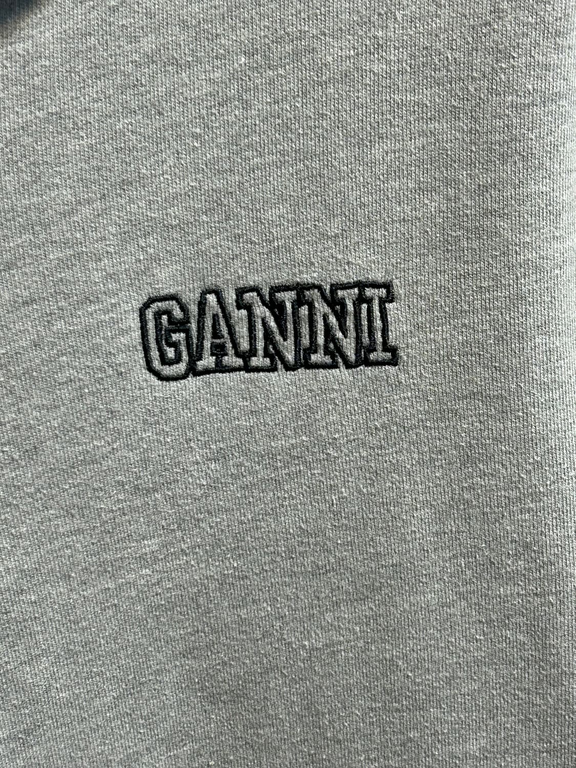 가니 오가닉 코튼 로고 후드집업 상품이미지5