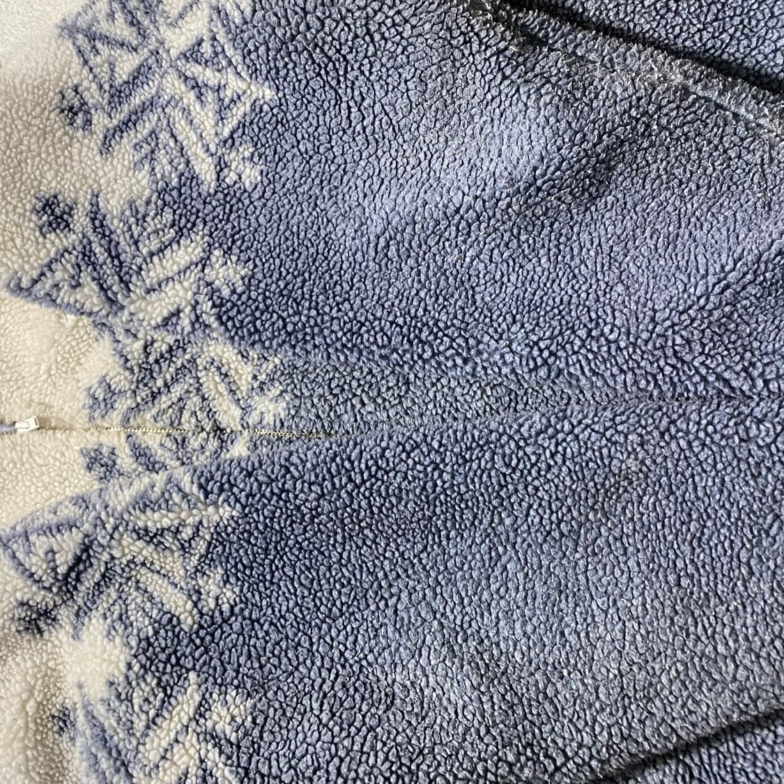 칼카니 눈꽃 패턴 플리스 후리스 후드집업 상품이미지5