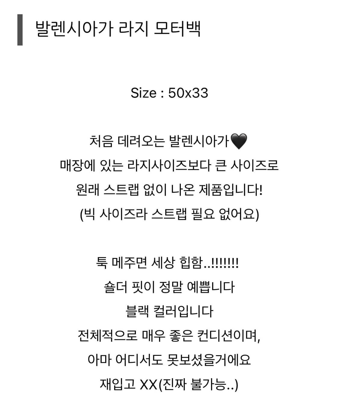 발렌시아가 라지 가방 상품이미지10