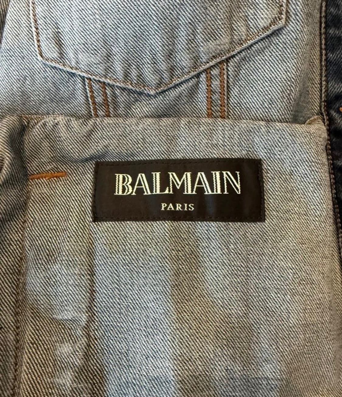 발망 디스트로이드 데님 자켓 M 상품이미지3