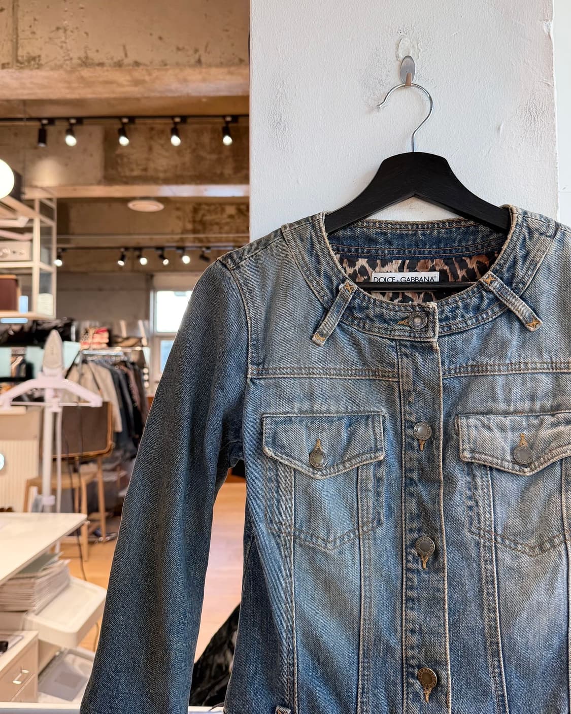 돌체앤가바나 데님 00s 크롭 자켓  상품이미지4