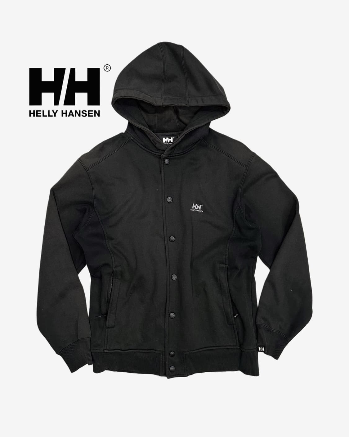 HELLY HANSEN logo fade aging hood jacket 상품이미지1