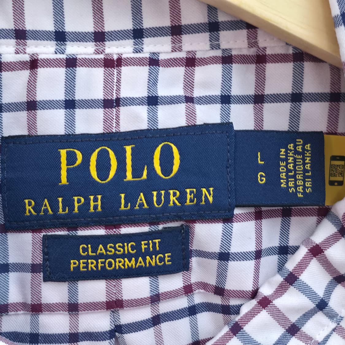 [L] 폴로 랄프로렌 체크 셔츠 신형 큐알택 상품이미지5