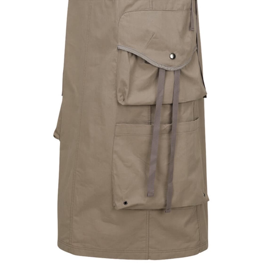 나체 스트랩 카고 맥시 롱스커트 베이지 상품이미지9