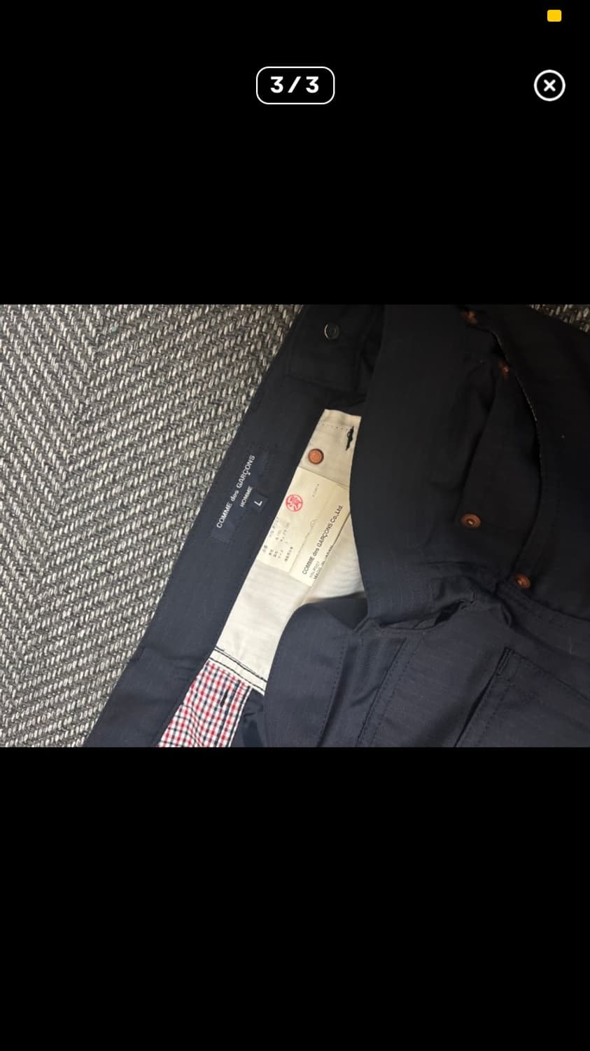 comme des garcons homme 축융팬츠 상품이미지3