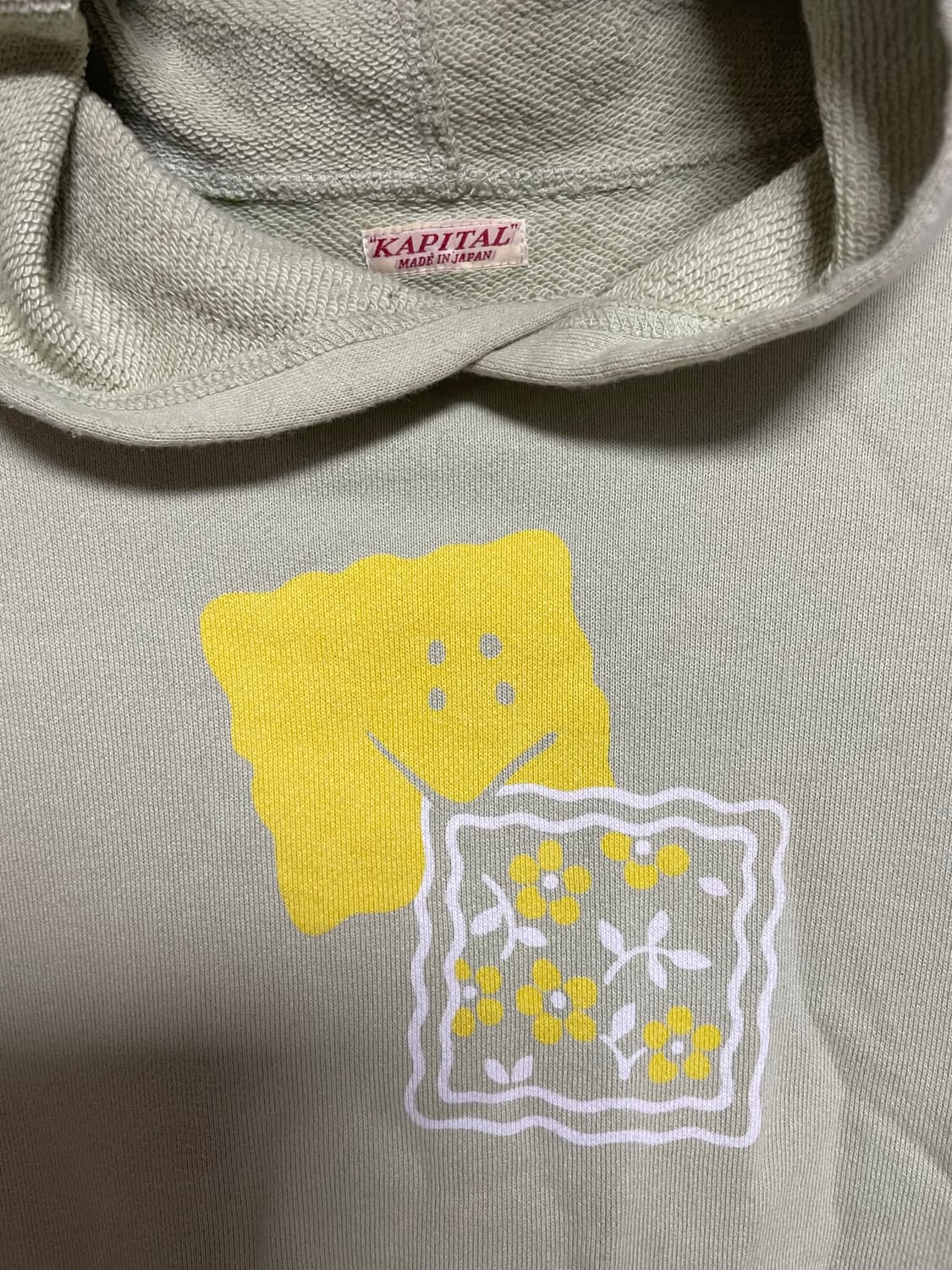 캐피탈 Kapital 후드 스웻셔츠 패키쉬 레인보위 패치 상품이미지4