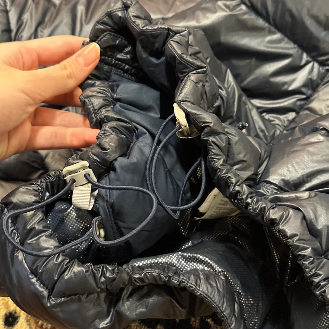 컬럼비아 경량패딩 옴니히트 (L) 네이비 상품이미지7