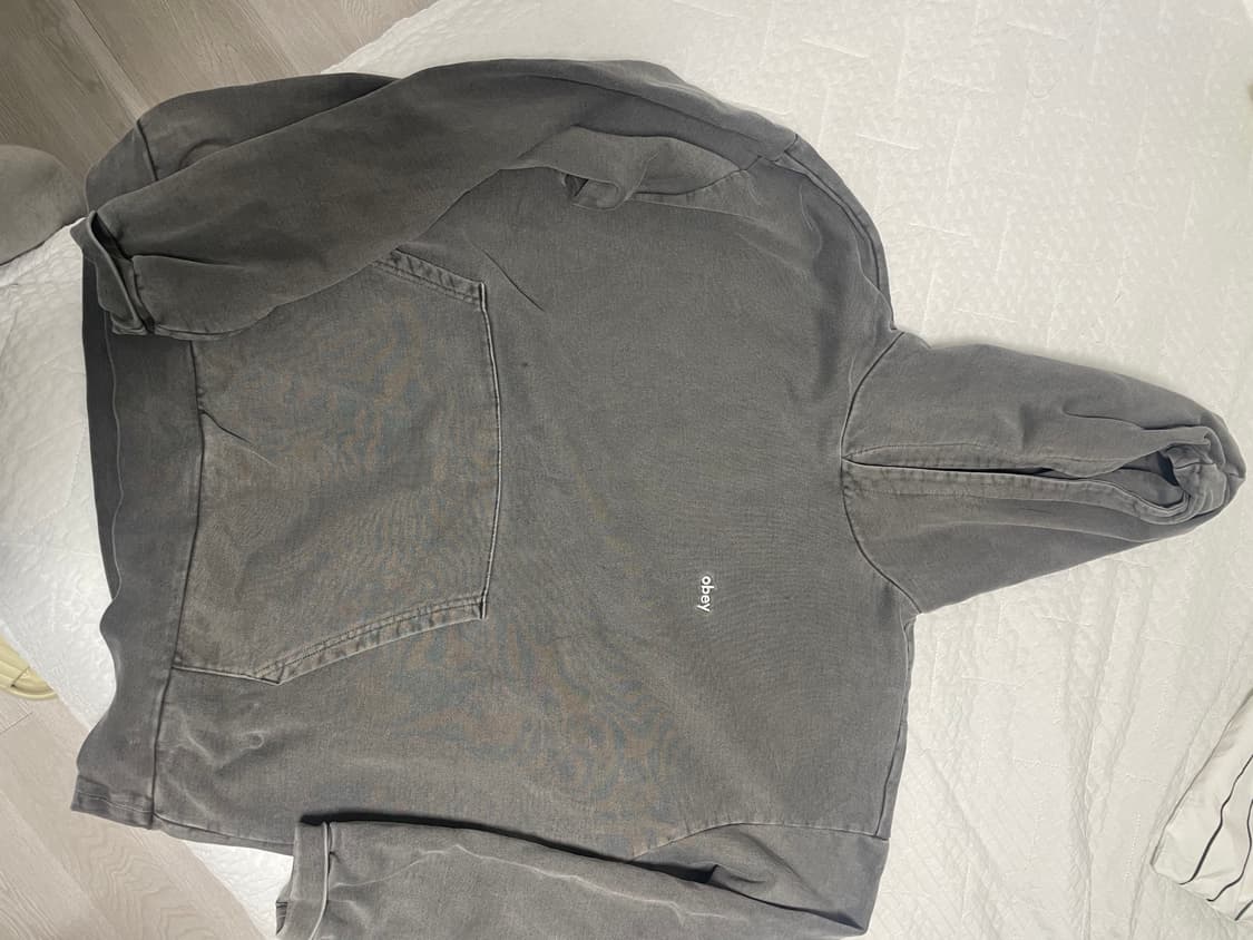 오베이 피그먼트 후드티 XL 상품이미지1