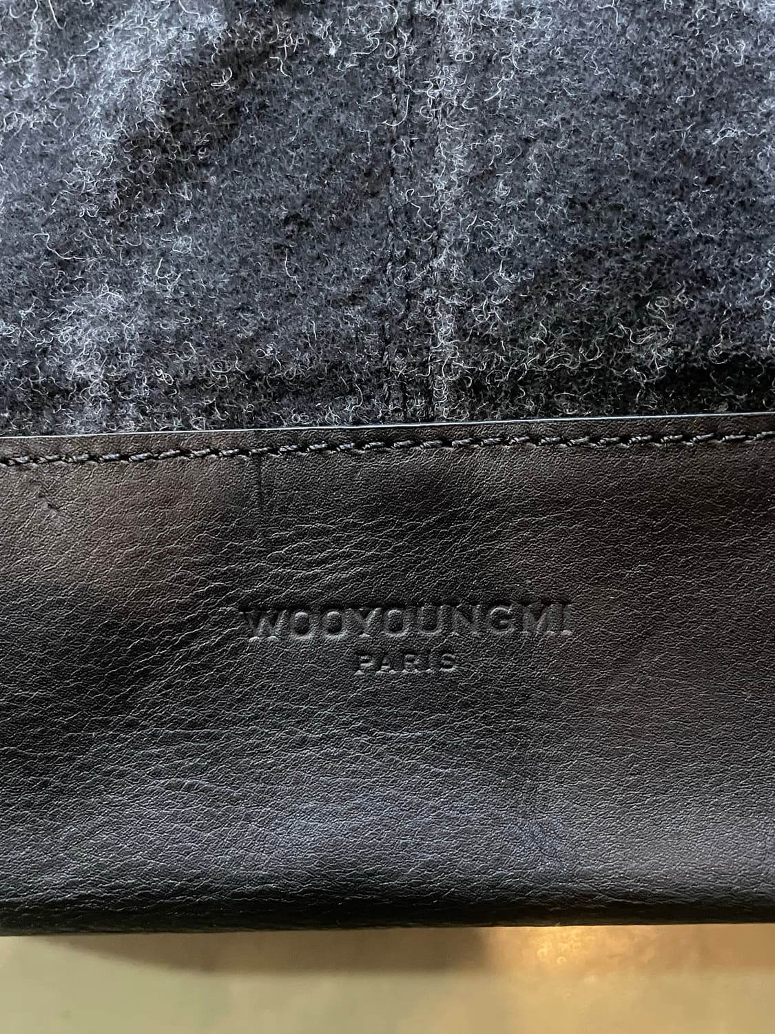 우영미 14시즌 울 토트백 상품이미지4