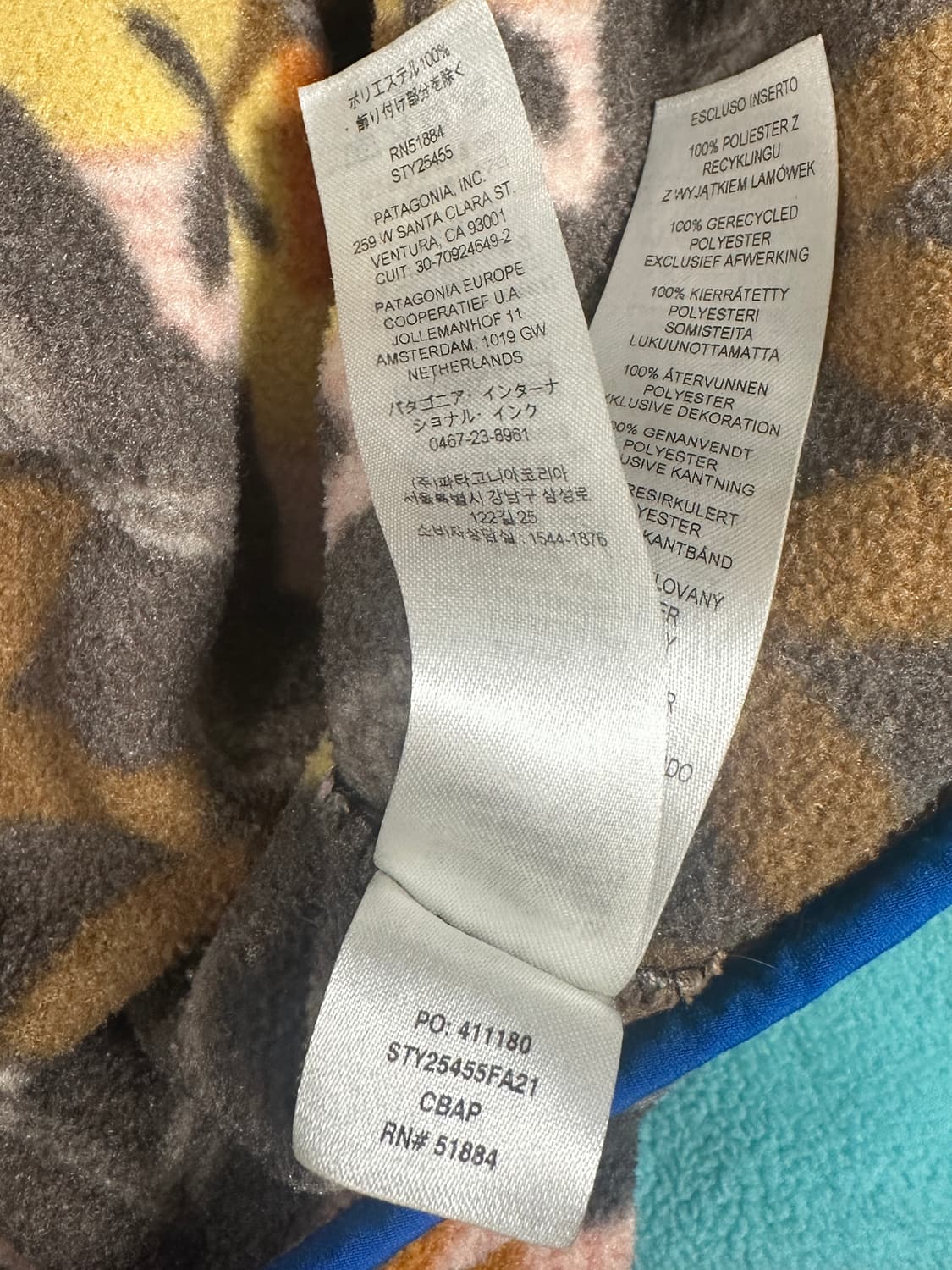 파타고니아 신칠라 아즈텍 패턴 M 상품이미지7
