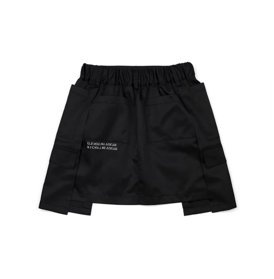 어나더유스 밴딩 지퍼 카고 스커트 상품이미지2